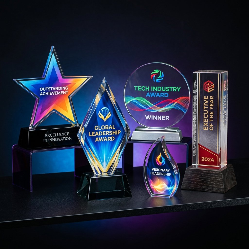 Acrylic trophies manufacturer India
